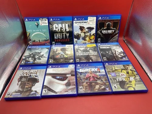 PS4 PlayStation 4 Assorted Games Lot of 12. COD, Star Wars, Overwatch, Destiny 2