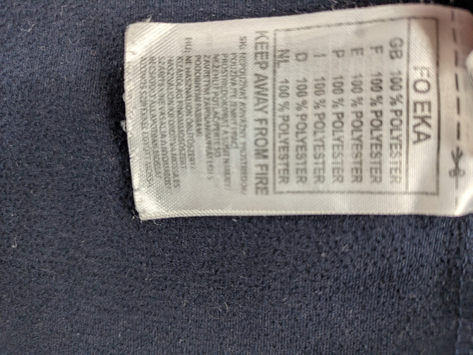 Reebok Herren Trainingsjacke S Blau Full Zip Sportjacke Polyester Athletic image 6