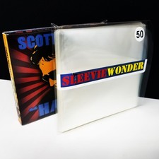 50 Digipak CD Sleeves for Thicker and Tri-fold 2mil No Flap Outer Plastic Craft