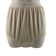Sears High Waist Granny Panties Brief Size 6 100 Shimmery Nylon Undies
