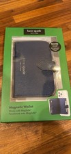 Kate Spade New York Morgan MagSafe Magnetic Wallet Navy for iPhone NEW
