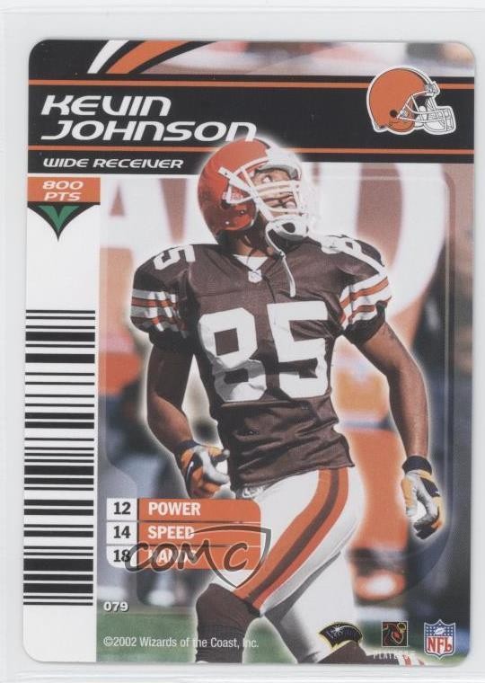 2002-03 NFL Showdown Kevin Johnson #079 0c4