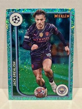 2023 Merlin UEFA Club Competitions Jack Grealish  Aqua Speckle Refractor /199 