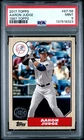 2017 Topps Aaron Judge #87-58 1987 Topps Rookie Card PSA 9 MINT