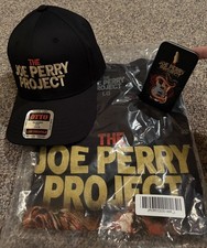 Joe Perry Project 2025 Tour Merch Bundle - Large Shirt, Hat, Guitar Picks