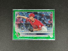 AUSTIN WARREN 2022 Topps #495 Green Foil /499 Rookie Card RC. rookie card picture