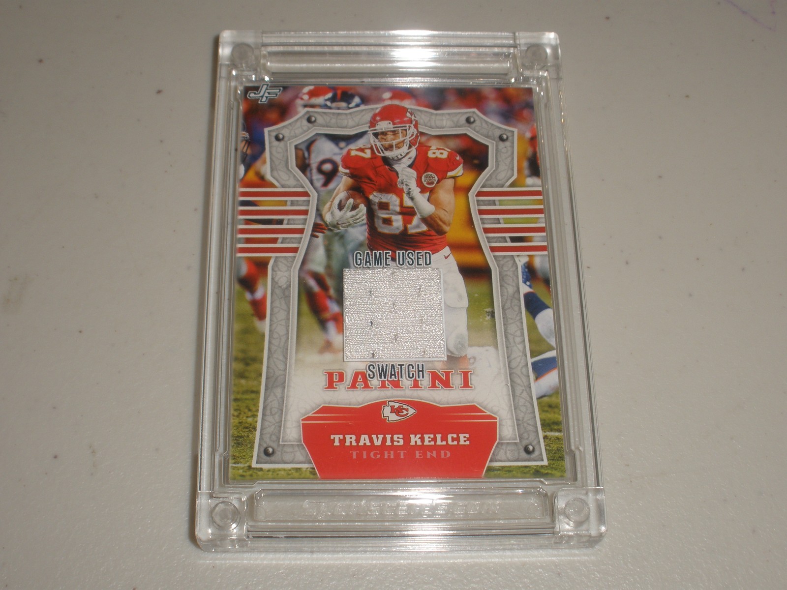 2017 Panini Jersey Fusion Game Used Jersey Travis Kelce