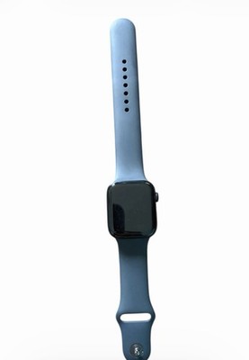 Apple Watch SE 44mm Aluminum Case GPS LTE Gray Fluoroelastomer Band