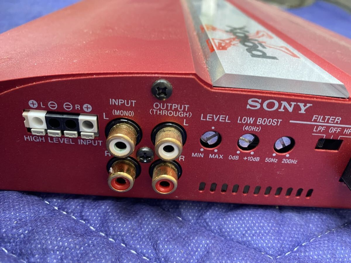 ソニー　XM-2252HX　アンプ450W (225W x2 ) SONY XPLOD XM-2252HX 2 Channel Amplifier 450W Max Tested Working