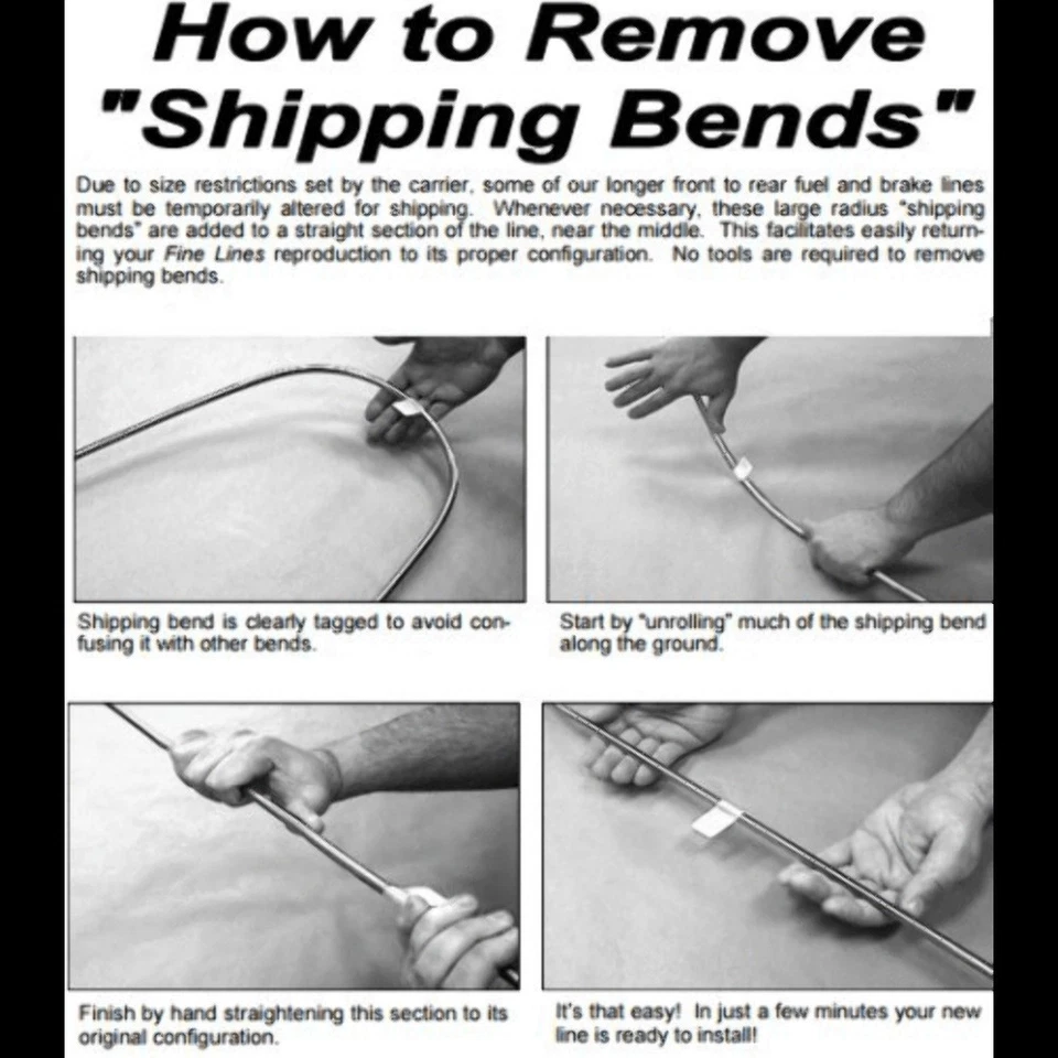 Intermediate Brake Line Fits Cadillac Escalade 2002-06 Stainless TIN0013SS - Image 3 of 3