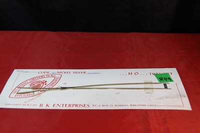 R49- BK Enterprises - Code 70 HO  Nickel Silver POINTS - Left #6 - [766P]