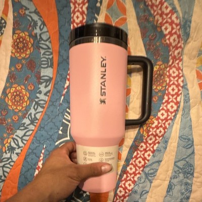 Stanley Quencher 40 oz Insulated Tumbler Pink With Handle & Slide Lock Lid