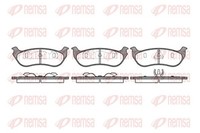 Bremsbelagsatz Scheibenbremse Remsa 0628.75 FüR XJ Jeep KJ Cherokee TJ Wrangler