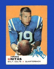 1969 Topps Set-Break # 25 Johnny Unitas VG-VGEX *GMCARDS*