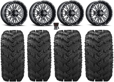 ITP Momentum 14'' Wheels Milled 26'' Reptile Tires Can-Am Commander Maverick