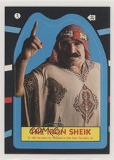 1985 Topps WWF Stickers The Iron Sheik #5 HOF 0s4
