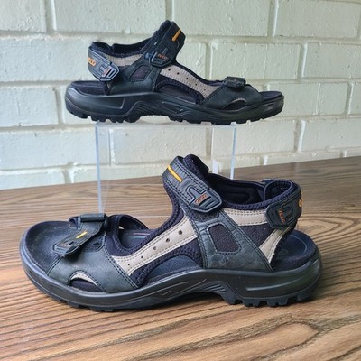 ECCO Men's Yucatan Oiled Nubuck sandals black - US Size 11/11.5 - EU 45