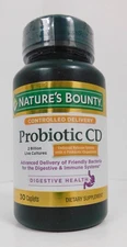 Nature s Bounty Probiotic CD  Delayed Release Caplets  30 Ct