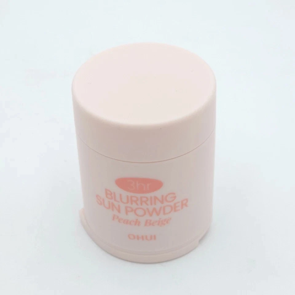 Polvo solar desenfocante OHUI 3 horas 02 beige melocotón 20 g SPF30 PA++ cuidado de la piel coreano Foto 2 de 4