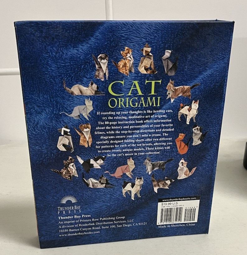 Cat Origami 20 Different Origami Cats by Roman Diaz