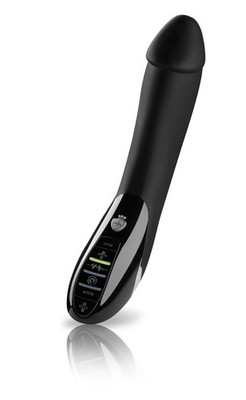 Mystim Tickling Truman Vibrator E-Stim Silicone Rechargeable Black Quiet