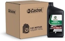 Castrol SAE 10W40 Small Engine Oil For Use in 4-Cycle Engines - 1 Quart, 12 Pack 26.66 per gallon