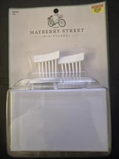 Mayberry Street Miniatures 5 Pc. White Dining Table Set Scale 1:12 New