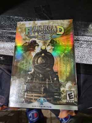 Railroad Tycoon 3 NEW 2003 Factory Sealed US Small Box PC Train Strategy Game