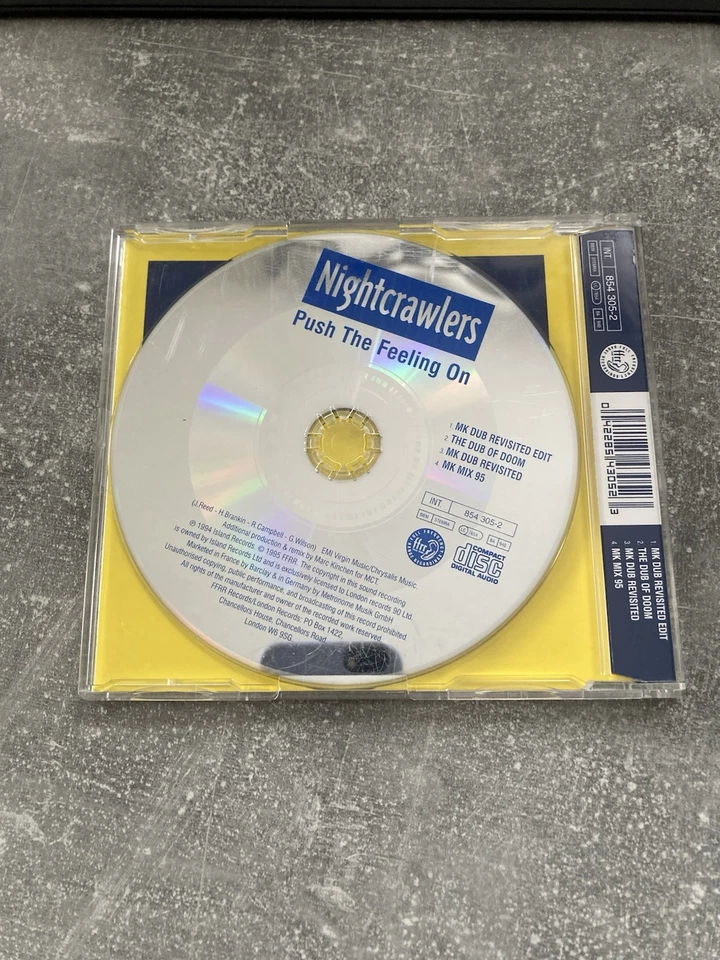 Maxi-CD: The Nightcrawlers „Push The Feeling On“ Gebraucht - Bild 2 von 2