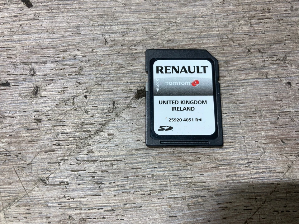 2011 RENAULT MEGANE TOMTOM SAT NAV DISPLAY SCREEN WITH SD CARD - Image 3 of 4