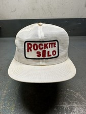 Rare Vintage Rocklite Silo Mesh Snapback Truc...