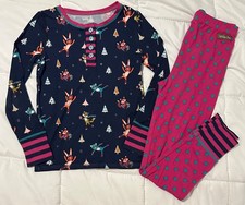 Matilda Jane On the Ice PJ Set Pajamas EUC Size 8