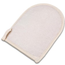 Exfoliating Loofah Glove Pad Body Scrubber. Our 1 Count Pack of 1 , White