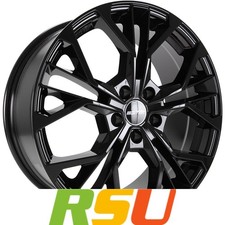 GMP Matisse black glossy 6x15" ET45 LK4 100 ML 73.1 Alufelgen 15 Zoll