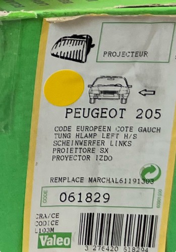 Peugeot 205 GTI Scheinwerfer rechts links Peugeot 205 GTI Headlight Valeo 061828 - Bild 13 von 13