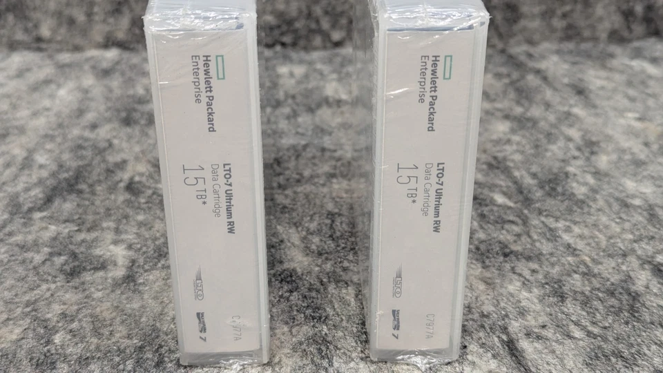 2 x HP C7977A LTO-7 Ultrium RW 15TB Data Cartridge 🔥Brand New/Sealed🔥 - Image 2 of 4