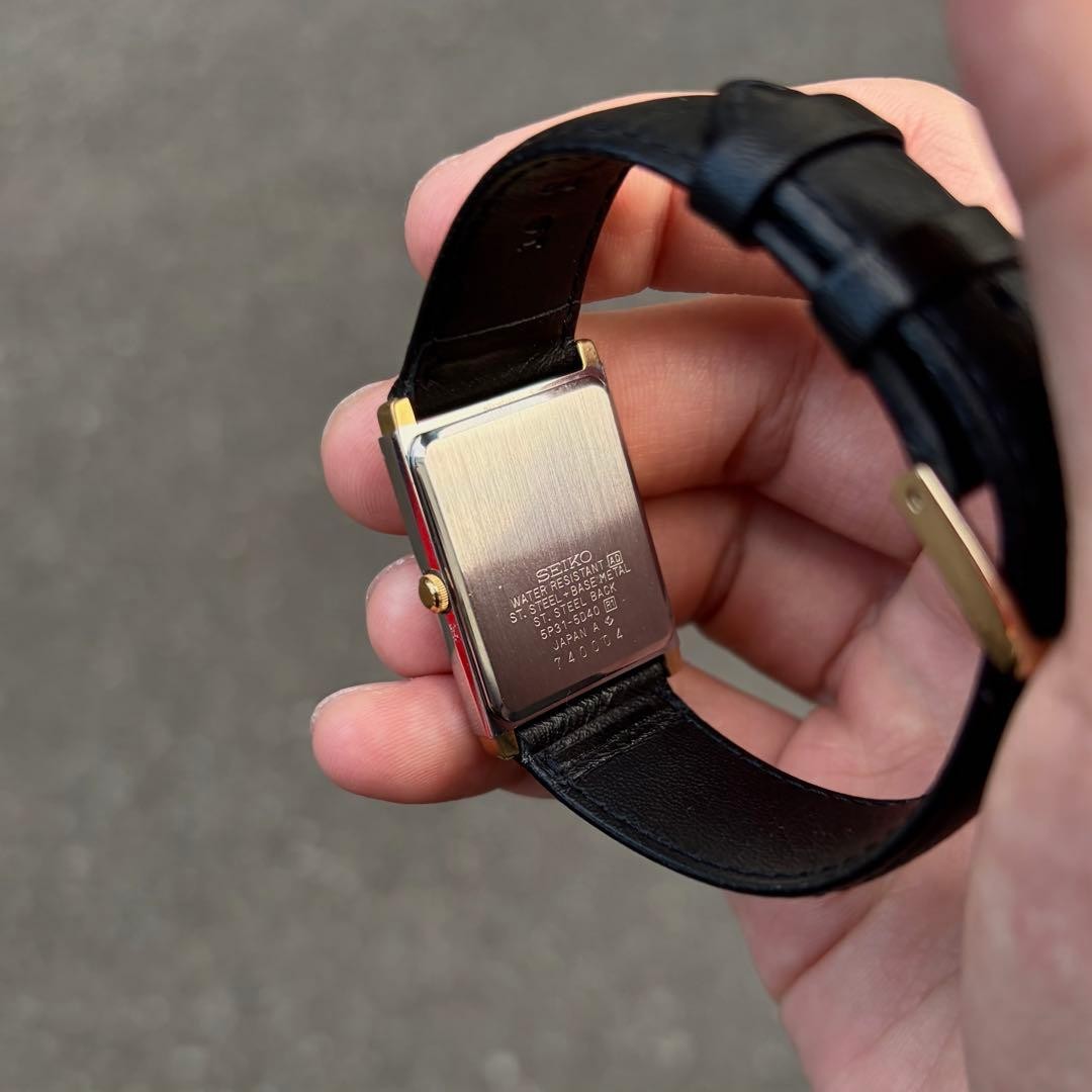 Vintage SEIKO Tank square rectangular 903269 - image 5