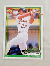 2026 Topps Series 1 Mark McGwire T91-44 Athletics 1991 Topps