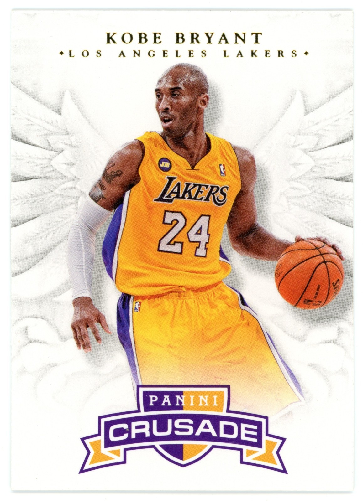 2012-13 Panini Crusade Kobe Bryant Angel Wings Los Angeles Lakers #5 HOF