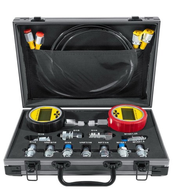 #ad #ad 70M Digital Hydraulic Pressure Test Kit 2 Gauge 11 Coupling 2 Hose for Excavator $229.99