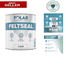 Polar Felt Seal 500ml Clear Sealant: Instant Waterproof Solution for Roof Leaks