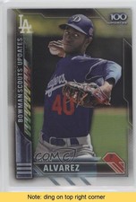 2016 Bowman Chrome Scout's Top 100 Updates Yadier Alvarez #BSU-YA READ 0f8