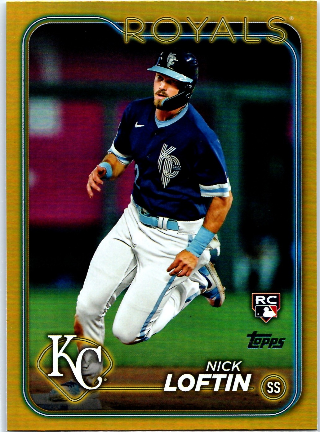 2024 Topps #506 Nick Loftin Gold Foil BB4