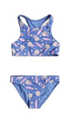 Roxy Maillot De Bain Lorem Crop Top Two-Piece Bikini-SIZE 2
