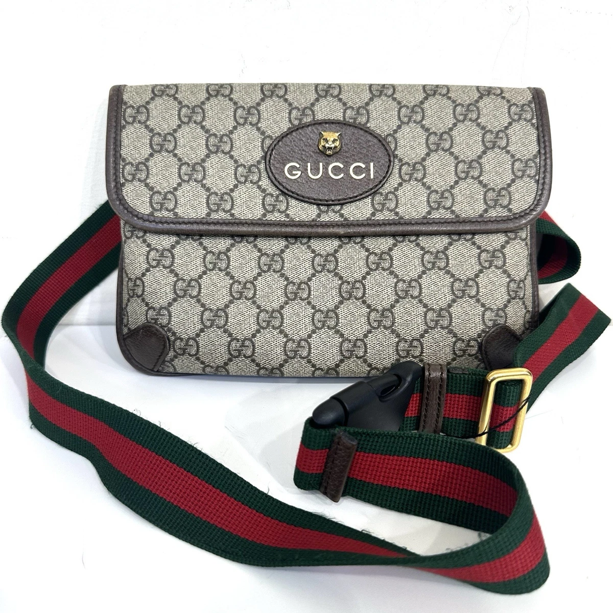 Gucci GG Supreme Messenger Bags for Leather Exterior Women for