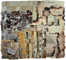 Vintage Aesthetic Scrapbook Supplies Kit with Scrapbook Paper, Stickers, Bookmar