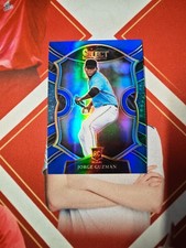 2021 Panini Select Baseball Blue Prizm Rookie Jorge Guzman /149