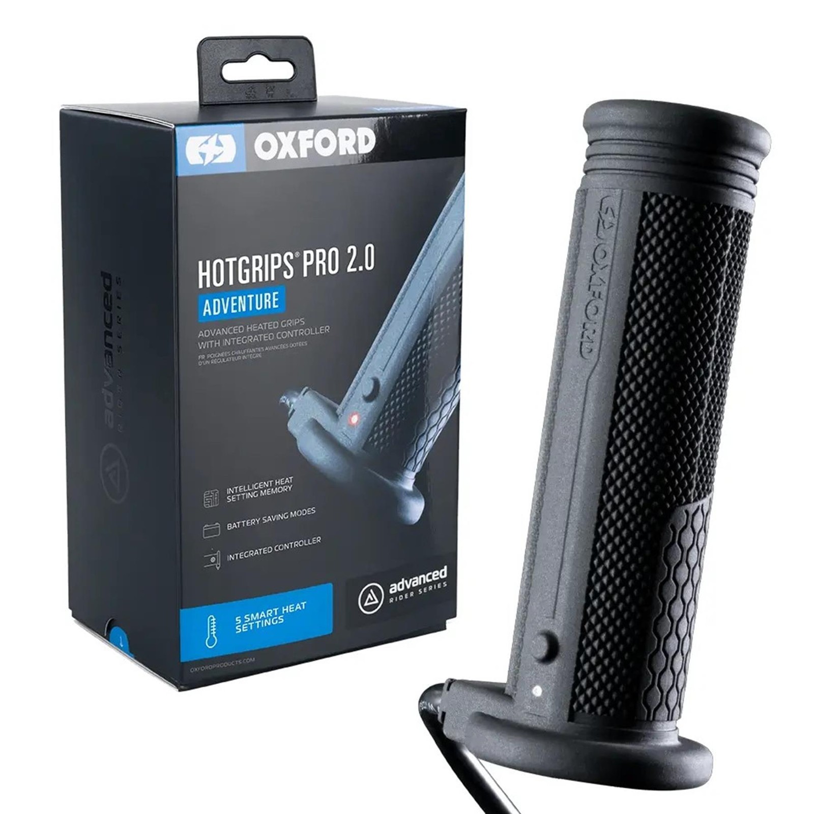 Oxford HotGrips Pro 2.0 Adventure Motorcycle Bike Heated Grips (EL400)