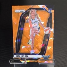 2024 Panini Prizm WNBA Jacy Sheldon Dallas Wings RC Orange Ice Prizm #141