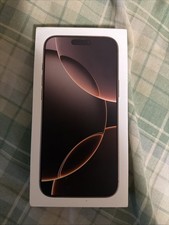 Original Apple iPhone 16 Pro Max Desert Titanium Empty Box Only